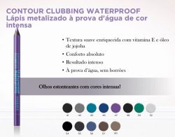 BOURJOIS CONTOUR CLUBBING WATERPROOF ULTRA BLACK - LÁPIS DE OLHO